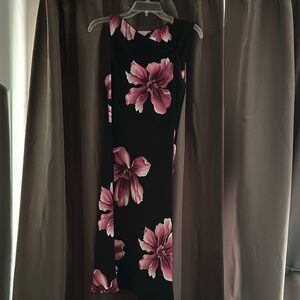 Dressbarn Pink One Shoulder Sheath Cocktail Dress